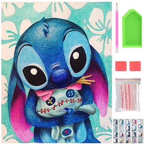 DIY Diamond Painting Kit, 40 x 30cm 5D Pintura Diamante, Cuadro Pintar con Numeros para Adultos, Punto de Cruz Diamante Kit Completo para Niños, Diamond Art para Decoración de Pared del Hogar, regalo.