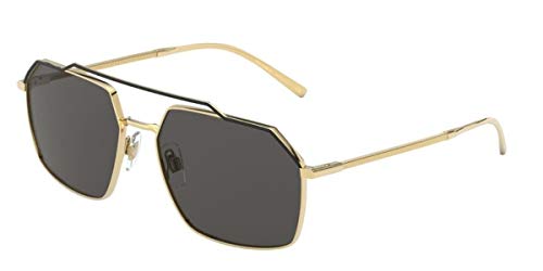 Dolce & Gabbana 0DG2250 Gafas, Gold/Matte Black, 59 para Hombre