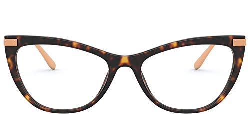 Dolce & Gabbana Gafas de Vista LOGO PLAQUE DG 3329 Havana 55/17/140 mujer