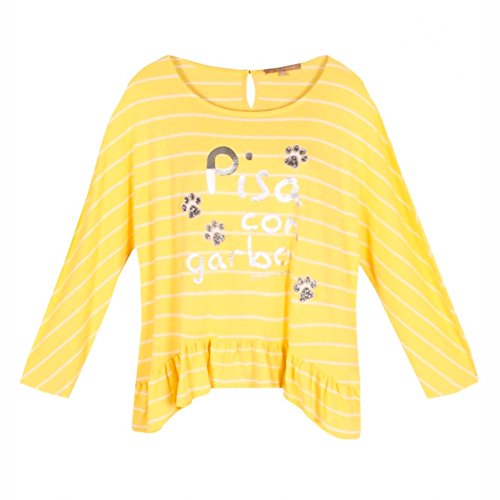 Dolores Promesas Pv18 1013B Camiseta de Manga Larga, Amarillo (Amari), Medium(Tamaño del Fabricante:M) para Mujer