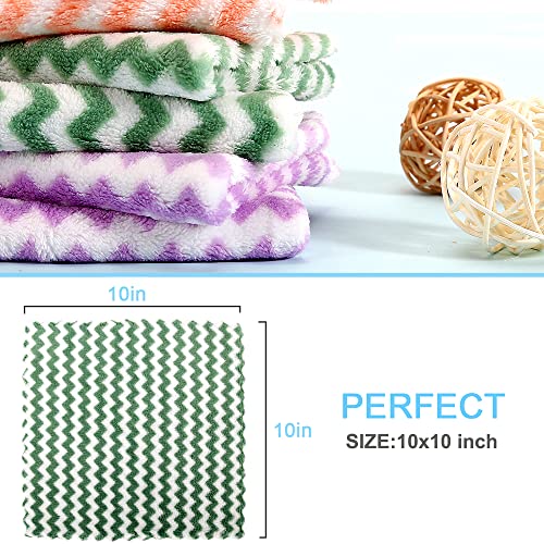 EigPluy 12 Piezas Paño de Microfibra para Limpieza,Toallas de Cocina Superabsorbente,25x25cm,Colores Mezclados
