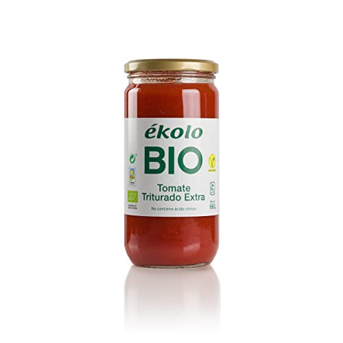 Ekolo Tomate Triturado Ecológico, 6 Tarros * 700G 6 Unidades 3960 ml