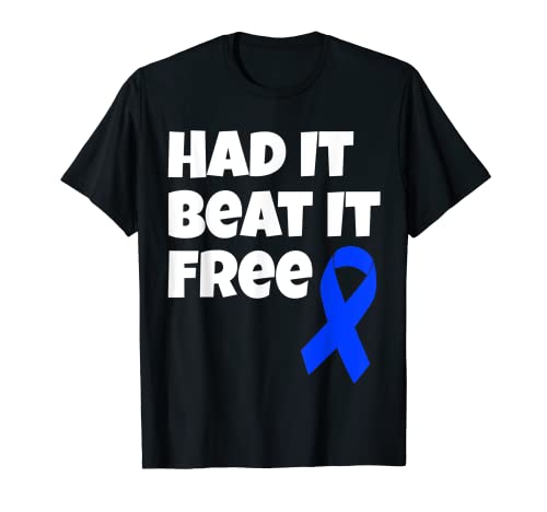El cáncer de colon lo había vencido gratis Conciencia de recuperación de camisa Camiseta