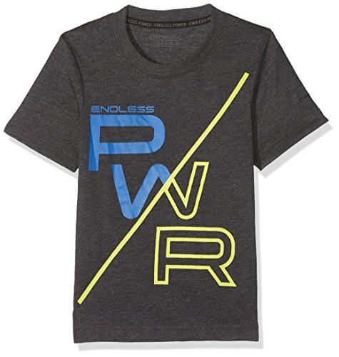 ENERGETICS Leon Camiseta de Niños, Primavera/Verano, Infantil, Color Gris, tamaño 116