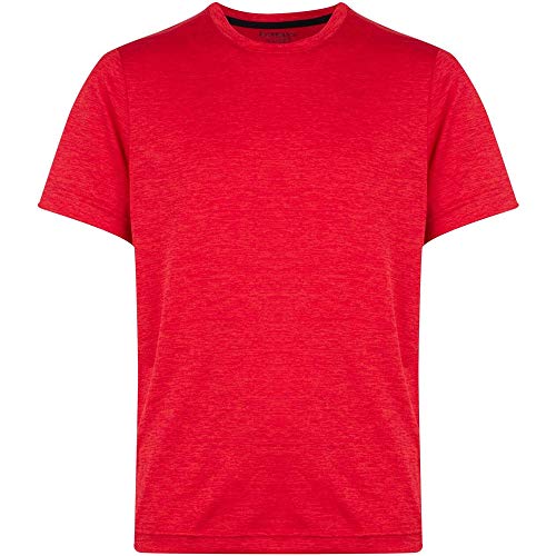 ENERGETICS Tibor Camiseta, Niños, Red Dark/Melan, 164