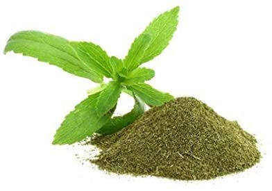 Estevia en Polvo natural molida pura (Asteraceae) | Stevia de cultivo Ecológica BIO origen Española | Hojas molida | Verde | Endulzante proceso natural raw | 100gr