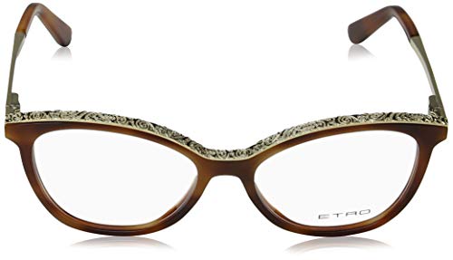 Etro Et2636 203 53 Monturas de Gafas, Blonde Havana, Mujer