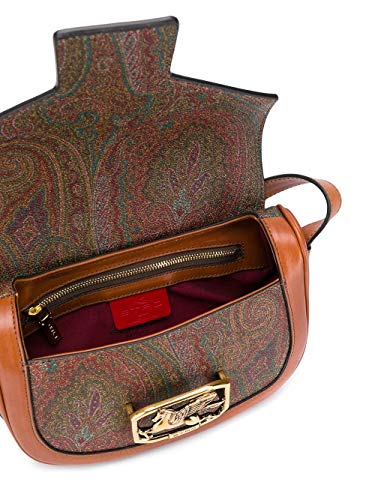 Etro Moda De Lujo Mujer 1I35282390600 Marrón Algodon Bolso De Hombro | Otoño-invierno 21