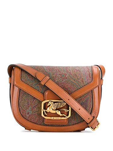 Etro Moda De Lujo Mujer 1I35282390600 Marrón Algodon Bolso De Hombro | Otoño-invierno 21