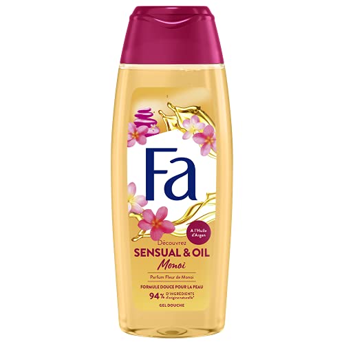 FA - Gel Douche - Cream & Oil - Monoï - A l'Huile d'Argan et Fleur de Monoï - 250ml