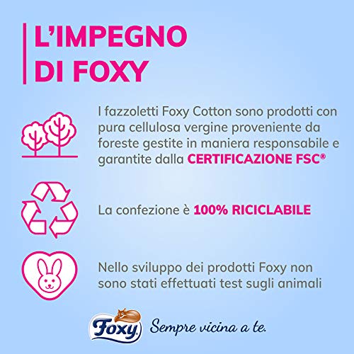 Foxy Pañuelos de algodón (12 paquetes)