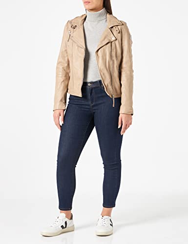 Freaky Nation Biker Princess Chaqueta, Rojo (Apple 4068), M para Mujer