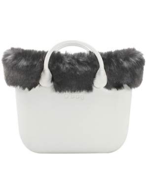 Fullspot O bag Mini Omslag Fox Kunstbont Zilver