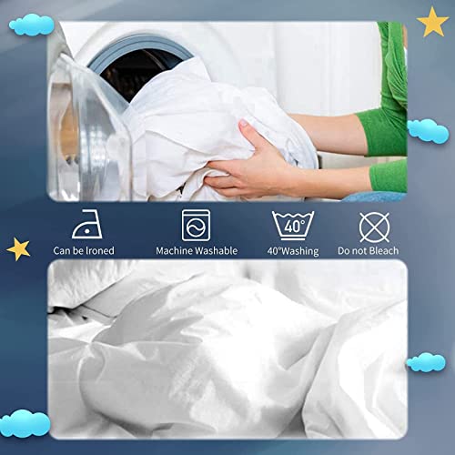 Funda Nordica Cama 90 antílope marrón Juego de Cama de Microfibra Funda nórdica con Cremallera 150x200cm con 2 Fundas de Almohada 50x75cm para niños niñas