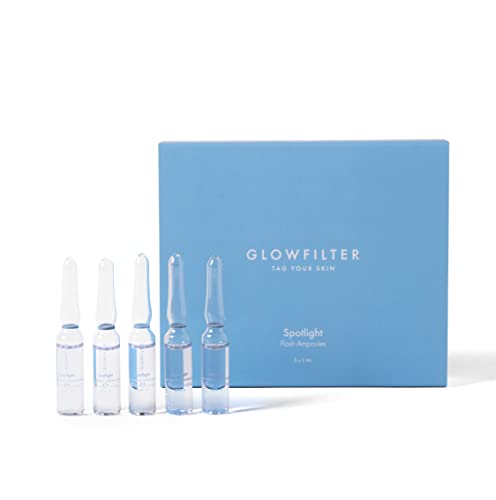 G Glowfilter Tag Your Skin - Spotlight Flash Ampoules | Ampollas Flash Elimina las Huellas de la Fatiga y el Estrés - Aporta Flexibilidad a la Piel - Uso Diario Ideal para Todo Tipo de Pieles 5 X 2 ml