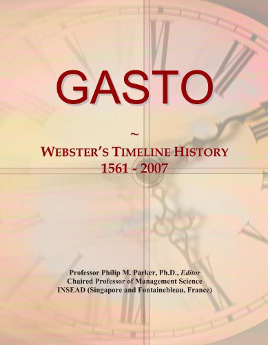 GASTO: Webster's Timeline History, 1561 - 2007