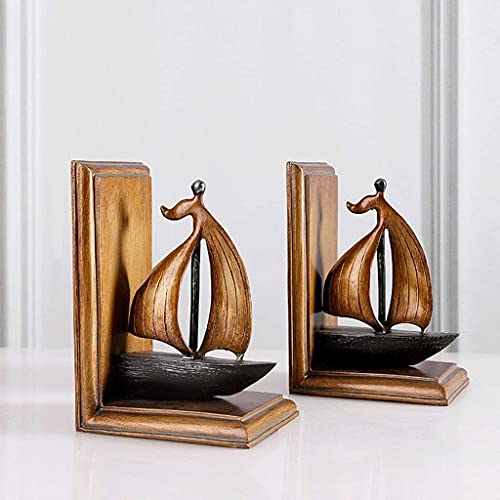 GAXQFEI Decorativo Sujetalibros Sujetalibros Decorativo Del Hogar Resina de Vela Sujetalibros, Oficina Antideslizante Sujetalibros, Ajustable Libro Se Encuentra en el Estudio, Las Decoraciones de Esc