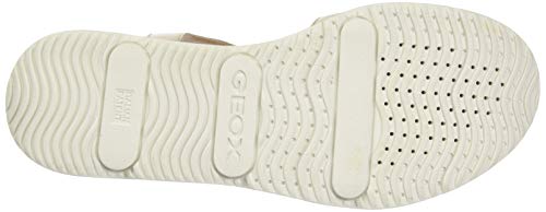 Geox D GARDENIA D Sandalias Con Plataforma Mujer, Beige (Sand/Lt Gold C5258), 39 EU