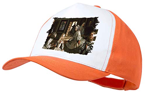 Gorra Naranja Las Meninas Cuadro Famoso Color Cap
