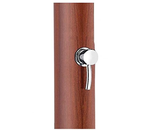 Gre AR1020W - Ducha jardín imitación madera, PVC, 20 litros
