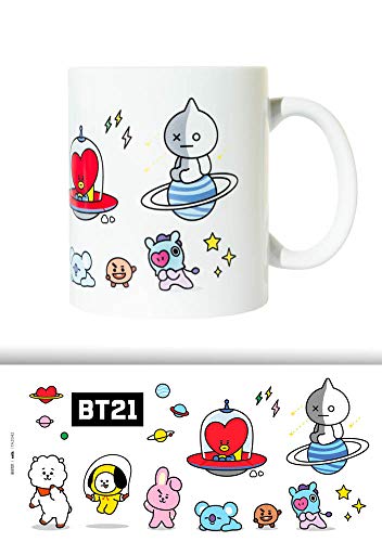 Grupo Erik Taza BT21 - Taza desayuno / Producto con licencia oficial