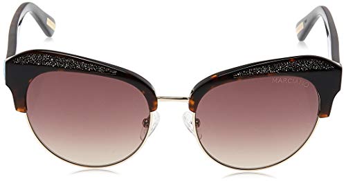 Guess by Marciano Sonnenbrille Gm0777 52F 55 Gafas de Sol, Marrón (Braun), 55.0 para Mujer