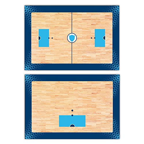Haberdashery Online Pizarra Deportiva Doble Cara Táctica. Tabla de Entrenamiento Personalizada Logotipo Equipo (Hockey Patines)