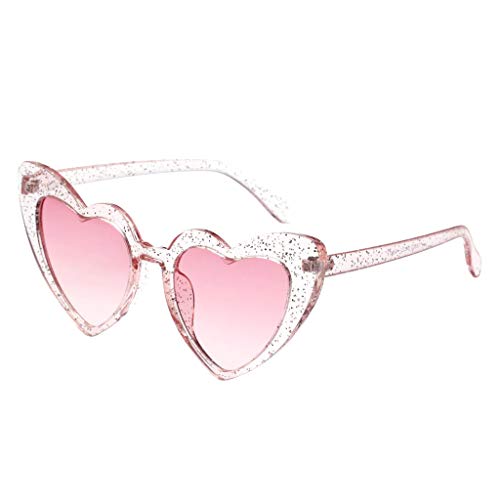 Harilla Paquete de 2 Gafas de Sol en Forma de Corazón para Mujer Summer Beach Shades Club Eyewear