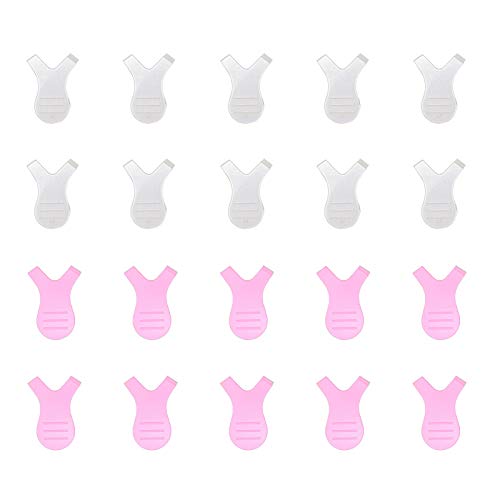 Herramienta para levantar pestañas Mini cepillo para pestañas en forma de Y Mini peine de pestañas en forma de Y Cepillo peine de pestañas Herramienta reutilizable rímel maquillaje extensión pestañas