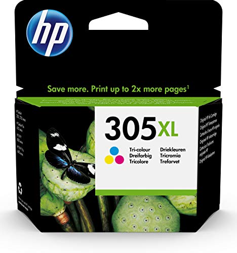 HP Cartucho de tinta de tres colores 305XL de gran capacidad original
