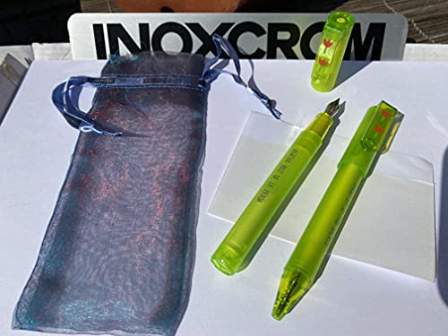Inoxcrom Agatha Ruiz de la Prada. Boligrafo y pluma estilografica (Verde)