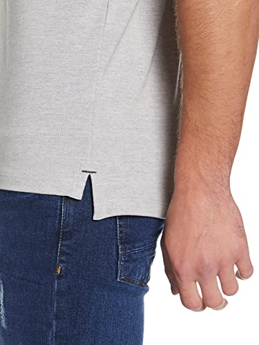 Jack & Jones Jjepaulos Polo SS Noos, Gris (Dark Grey Mixed 68), L para Hombre
