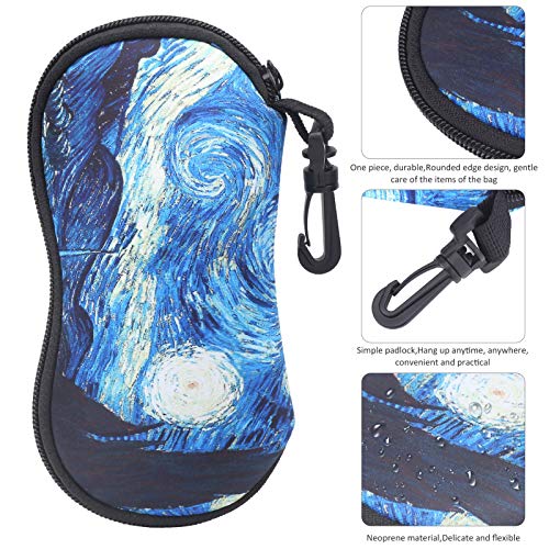 Jopwkuin Estuches para Gafas, prácticos Bolsos para Gafas de Sol al por Mayor para Gafas de Lectura para Gafas de Sol