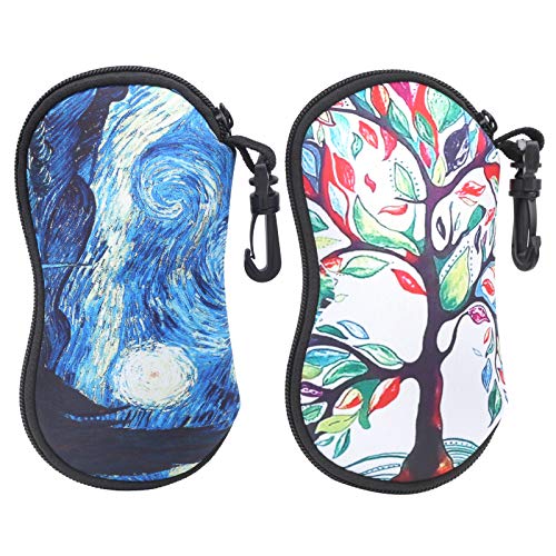 Jopwkuin Estuches para Gafas, prácticos Bolsos para Gafas de Sol al por Mayor para Gafas de Lectura para Gafas de Sol