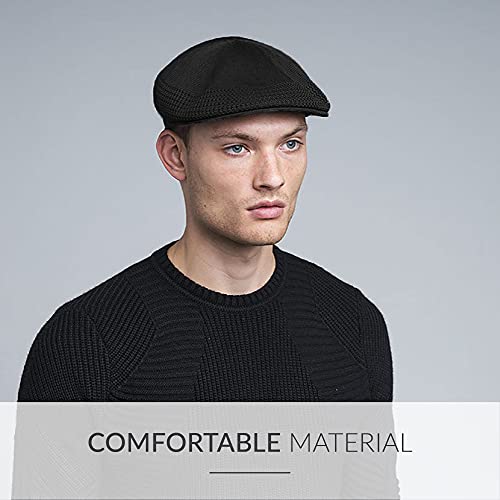 Kangol Tropic Ventair 504 Gorra, Negro, S para Hombre