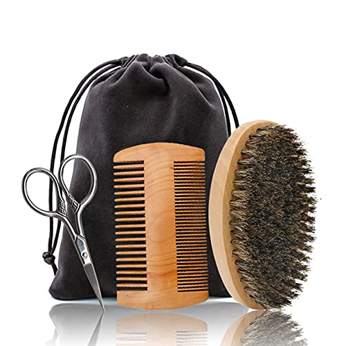 Kit Barba, Cepillo Barba, Peine Barba, Tijeras Barba, Regalo San ValentíN Hombre, Regalos Originales Para Hombre, Dia Del Padre Regalos Originales