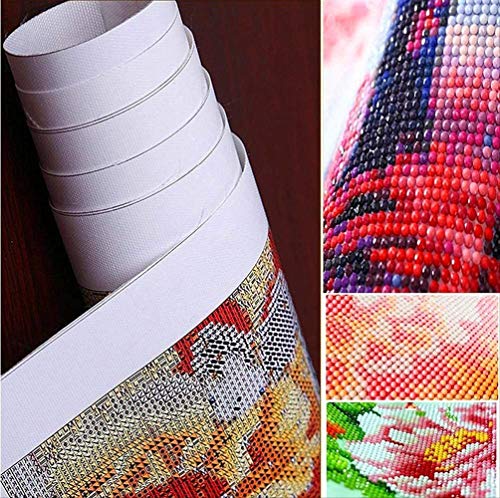 Kits De Pintura De Diamante 5D Diy Por Números, Flor De Geranio De Francia, Bordado De Taladro Completo, Punto De Cruz, Suministros De Imágenes, Manualidades, Regalo De San Valentín 30X40Cm