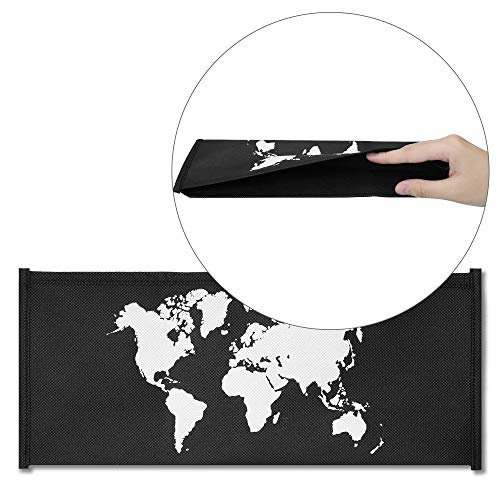 kwmobile Funda Protectora para Teclado Apple Magic Keyboard - Cubierta para el Polvo o Salpicaduras con Mapa del Mundo