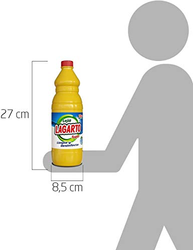 Lagarto Lejía Super- Paquete De 8 X 1500 Ml - Total: Ml, 12000 Mililitro, 8