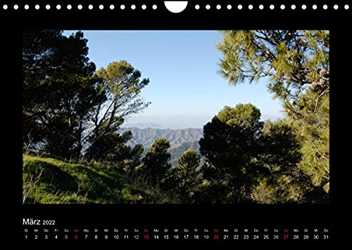 Landschaften Andalusiens (Wandkalender 2022 DIN A4 quer)
