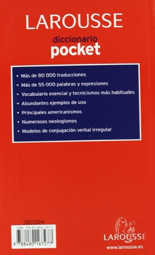 Larousse Diccionario Pocket English-Spanish / Español-Inglés (LAROUSSE - Lengua Inglesa - Diccionarios Generales)