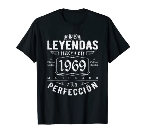 Las Leyendas nacen en 1969 Regalo de 53 años hombre mujer Camiseta