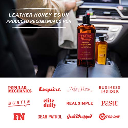 Leather Honey - Limpiador para cuero: El mejor limpiador de cuero para vinilo y ropa de cuero, muebles, interior de automóviles, zapatos y accesorios.