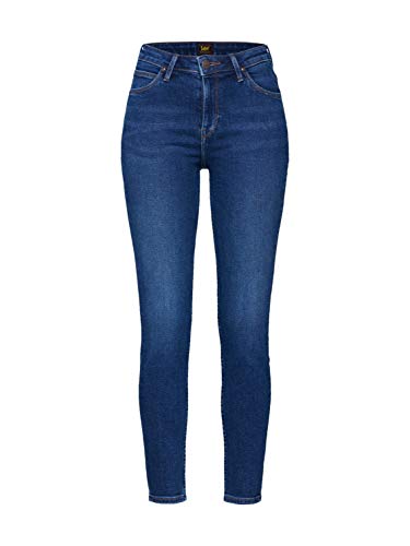 Lee Scarlett High Jeans Jeans Mujer, Azul (Blue Havana Iz), 24W/31L