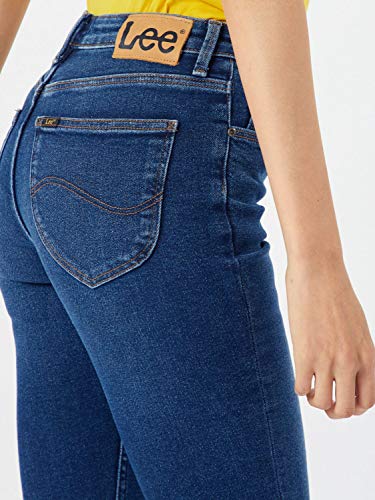 Lee Scarlett High Jeans Jeans Mujer, Azul (Blue Havana Iz), 24W/31L
