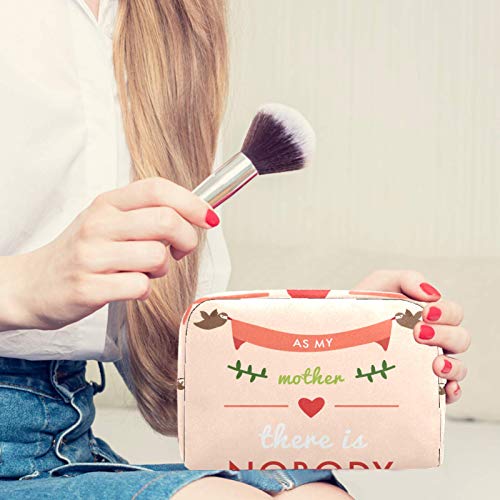 Lettering-For-Your-Mom - Bolsa de cosméticos para mujer, adorable y espaciosa bolsa de maquillaje de viaje impermeable