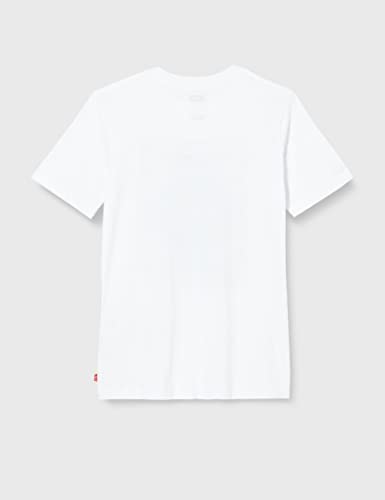 Levi's kids Lvb Short Slv Graphic Te Shirt Camiseta, Blanco, 6 Años para Niños