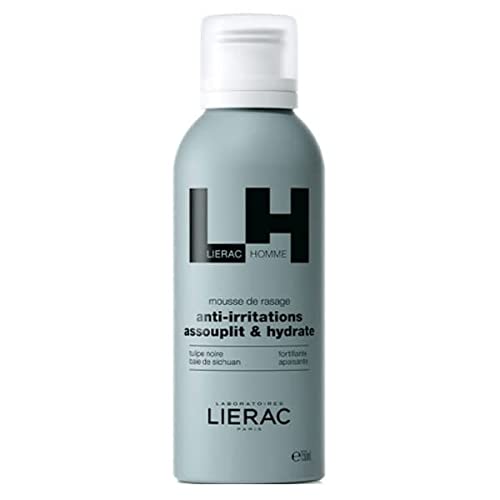 Lierac Homme - Espuma de afeitar | Mousse | Pieles delicadas | 150ml