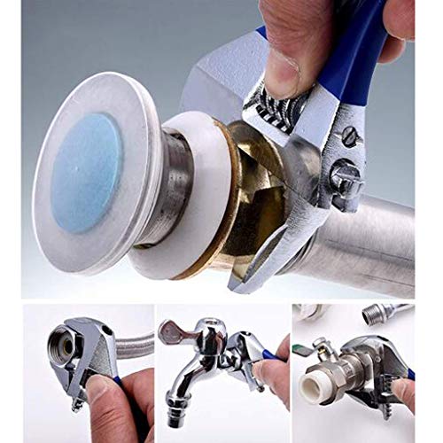 Llave inglesa ajustable de apertura amplia con mango corto, llave inglesa ajustable (4")