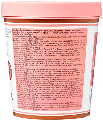 LOLA COSMETICS Drama Queen Pimenta Rosa-MÁSCARA 450G, Único, Estándar